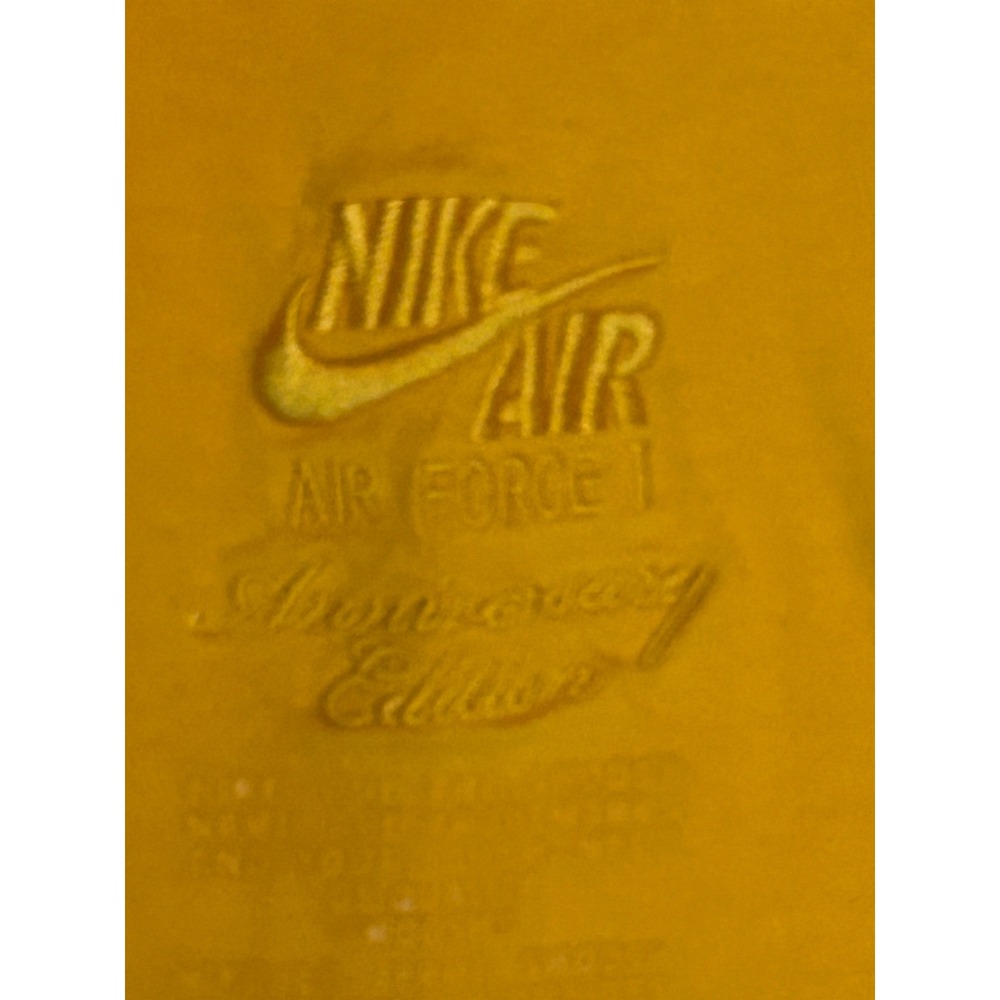 Nike Air Force 1 Anniversary Edition T-Shirt Gold Mens XL - Picture 3 of 3